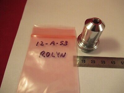 ROLYN OBJECTIVE 10X MICROSCOPE PART OPTICS AS PICTURED &12-A-53