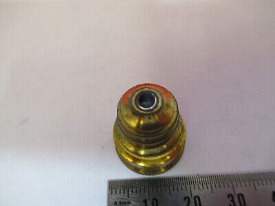 ANTIQUE BRASS VERICK OBJECTIVE FRANCE MICROSCOPE PART AS PICTURED &F6-B-20