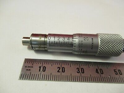 MITUTOYO JAPAN MICROMETER POSITIONING MICROSCOPE PART AS PICTURED &29-A-17