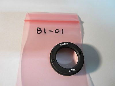 OPTICAL MICROSCOPE ZEISS  0.32X OPTICS DIC BIN#B1-01