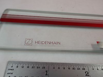 MICROSCOPE PART HEIDENHAIN GERMANY RULLER C10 POSITIONING OPTICS AS IS B#K2-B-14