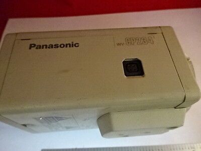 CAMERA CCD PANASONIC WV-CP234 COLOR OPTICS AS IS #86-12