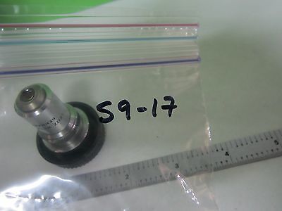 MICROSCOPE PART OBJECTIVE LEITZ GERMANY POL + IRIS UTK 32X AS IS OPTICS BN#S9-17