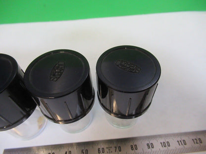 OLYMPUS JAPAN EMPTY PLASTIC OBJECTIVE CANS MICROSCOPE PART AS PICTURED G7-A-79