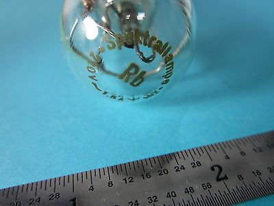 OPTICAL SPECTRAL LAMP OSRAM GERMANY RUBIDIUM Rb ELEMENT LASER OPTICS BIN#30