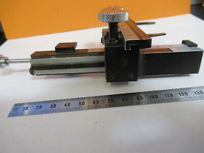 ANTIQUE SPENCER XY STAGE CLIPS SPECIMEN MICROSCOPE PART AS PICTURED R7-A-46