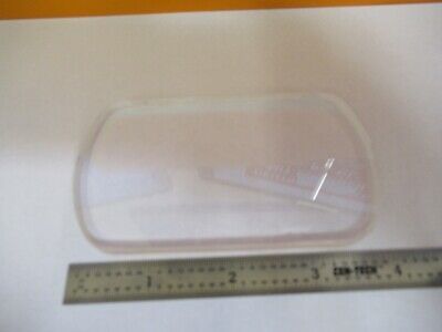 OPTICAL BK7 GLASS THICK WINDOW RACETRACK MIL-SPEC OPTICS AS PICTURED &27-B-10