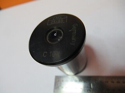 CARL ZEISS GERMANY C 10X EYEPIECE MICROSCOPE PART OPTICS AS PICTURED &85-B-121