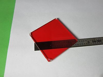 OPTICAL RED FILTER LASER OPTICS BIN #32-95-01