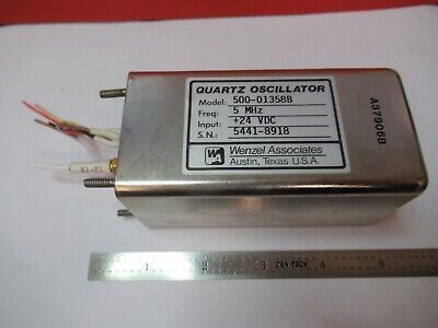 WENZEL QUARTZ OSCILLATOR LOW NOISE FREQUENCY CONTROL 5 MHz AS PICTURED &Q1-A-71