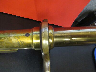 ANTIQUE BAUSCH LOMB BRASS FRAME LIMB MICROSCOPE PART AS PICTURED &B9-FT-21