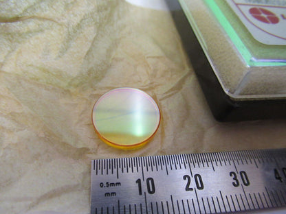 OPTICAL ZINC SELENIDE ZnSe LENS INFRARED LASER POWER OPTICS AS PICTURED &H3-A-84