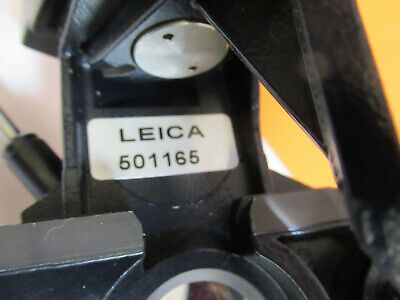 LEICA GERMANY DMRB 501165 POL CONDENSER MICROSCOPE PART AS PICTURED &P6-A-50