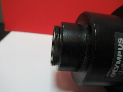 OLYMPUS JAPAN U-CMAD3 + U-PMTV CAMERA ADAPTER MICROSCOPE PART AS PICTURED &5M-X1