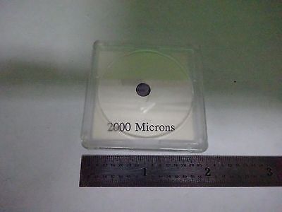 OPTICAL 2000 MICRONS OPENING OPTICS STANDARD AS IS BIN#Y2-47