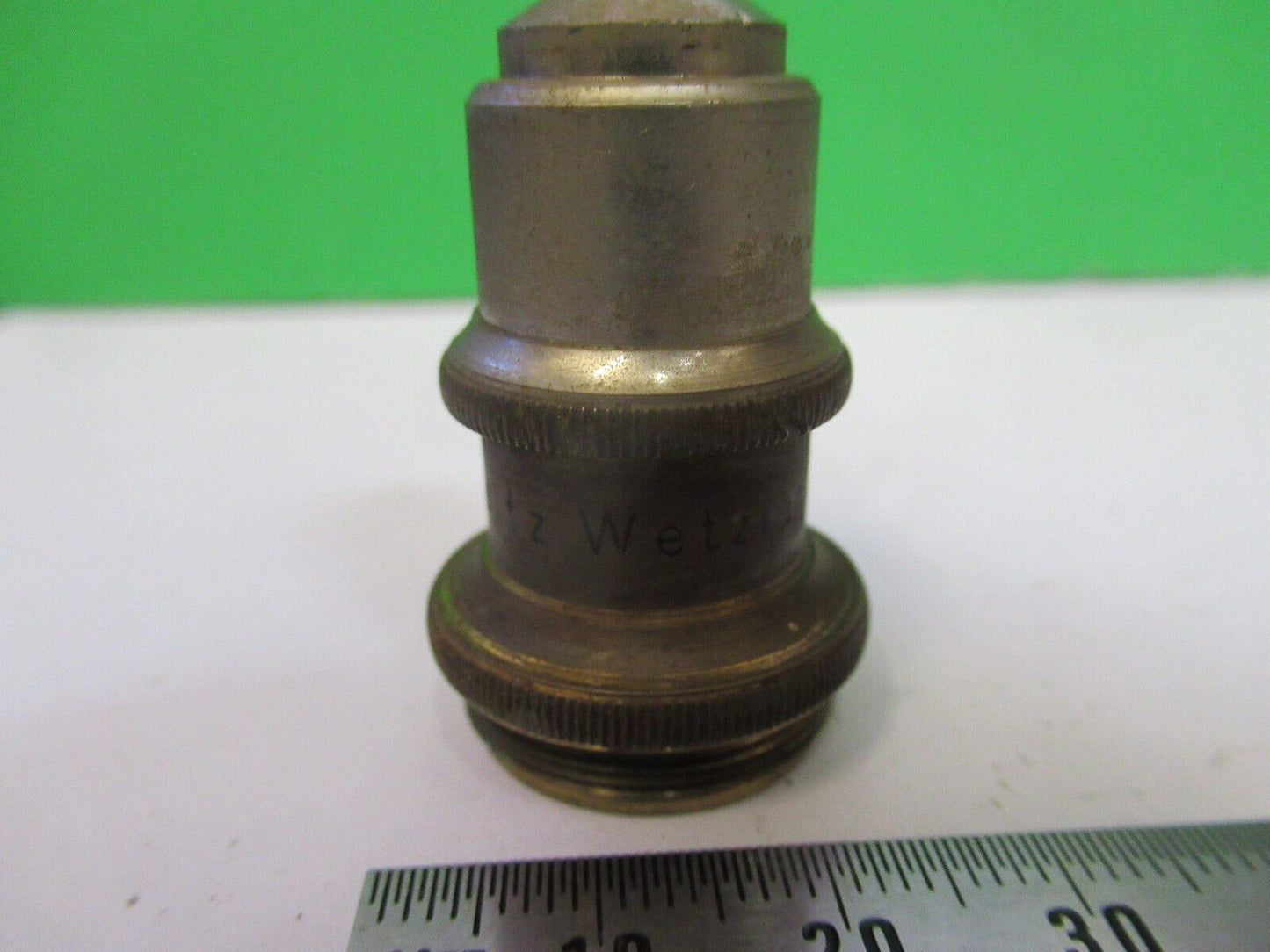 ANTIQUE ERNST LEITZ WETZLAR OBJECTIVE "5" MICROSCOPE PART AS PICTURED W5-B-67