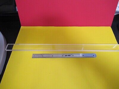 OPTICAL LARGE VERY LONG BAR GLASS BK7 PLANO OPTICS AS PICTURED &FT-6-122