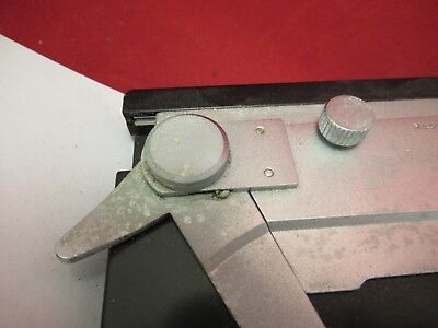 LEITZ DIALUX STAGE TABLE MICROMETER MICROSCOPE PART OPTICS AS PICTURED &FT-2-51