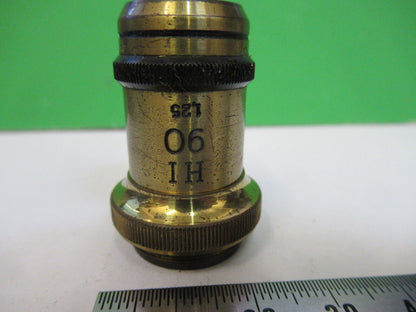 CARL ZEISS JENA GERMANY OBJECTIVE 90 MICROSCOPE PART AS PICTURED &S2-C-41