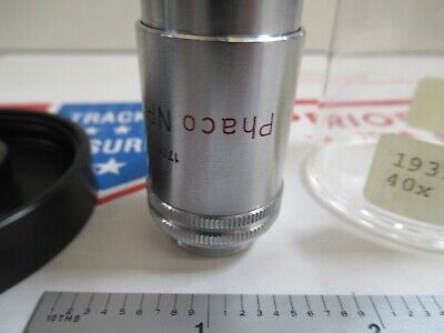 LEITZ PHACO 40X OBJECTIVE HOFFMAN MODULATION CONTRAST MICROSCOPE PART &12-A-91