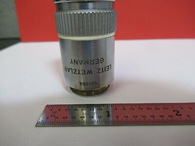 LEITZ GERMANY EF 100X /160 OBJECTIVE OPTICS MICROSCOPE PART AS PICTURED &B6-A-08