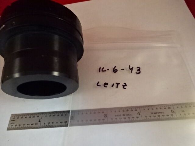 MICROSCOPE PART LEITZ GERMANY POLAROID 0.8X LANDBACK OPTICS AS IS #IL6-43