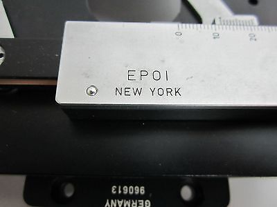 LEITZ STAGE EPOI NEW YORK 960613 MICROSCOPE AS IS BIN#58-29