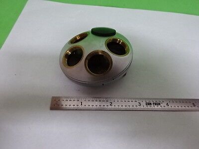 MICROSCOPE PART LEITZ GERMANY SM-LUX NOSEPIECE AS IS BIN#8M-D-07