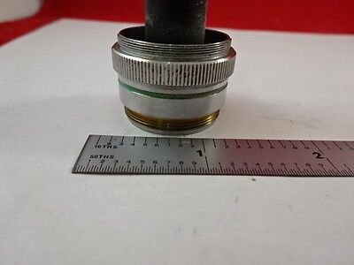 FOR PARTS OBJECTIVE [cracked glass] OPTICS MICROSCOPE PART AS IS BIN#L9-B-41