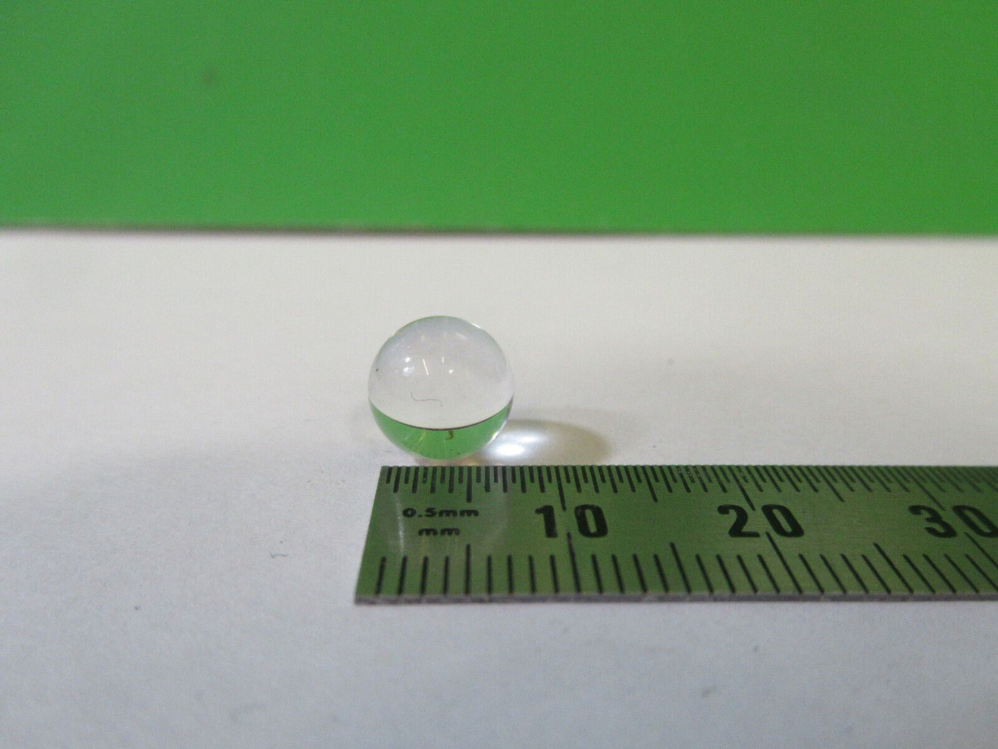 OPTICAL SPHERE GLASS LENS OPTICS AS PICTURED &22-A-62