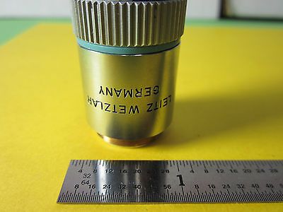 OPTICAL MICROSCOPE OBJECTIVE FLUOTAR 40X NPL LEITZ WETZLAR GERMANY OPTICS #26-23