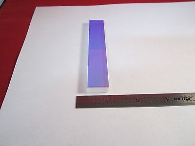 OPTICAL COATED SLAB FILTER MIRROR  LASER OPTICS BIN#C4-1-H