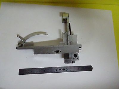 MICROSCOPE STAGE SPECIMEN MICROMETER GERMANY GREIFELDT WETZLAR OPTICS BIN#X3-30