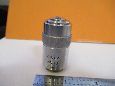 LEITZ GERMANY OBJECTIVE 20X /160 MICROSCOPE PART OPTICS AS PICTURED &85-B-31