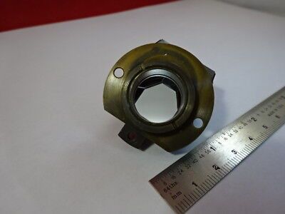 OPTICAL MOUNTED PRISM ZEISS MICROSCOPE PART OPTICS AS PICTURED &92-89