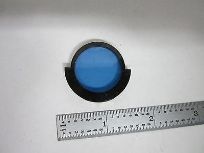 MICROSCOPE PART BLUE FILTER LB80 OPTICS BIN#M8-15