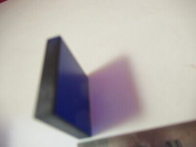 OPTICAL BLUE GLASS FILTER 1" SQUARE OPTICS AS PICTURED &13-A-41