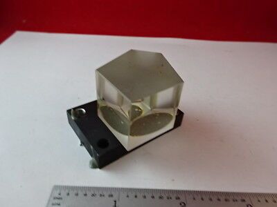 MICROSCOPE PART ZEISS GERMANY PENTA PRISM GLASS MOUNTED OPTICS AS IS #88-45