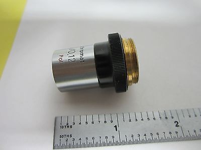 MICROSCOPE PART OBJECTIVE CARL ZEISS POL 6.3X PLANACHROMAT OPTICS BIN#H6-11