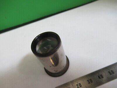 ANTIQUE ERNST LEITZ 10X EYEPIECE OCULAR LENS MICROSCOPE PART AS PICTURED R9-A-10