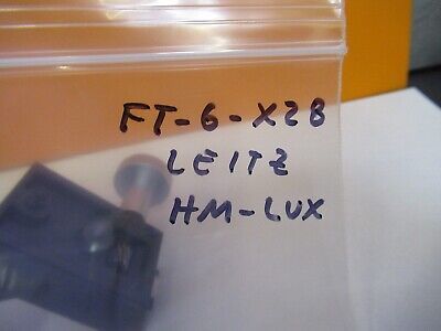 LEITZ HM-LUX GERMANY CONDENSER HOLDER MICROSCOPE PART AS PICTURED &FT-6-X28