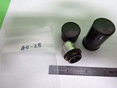 MICROSCOPE PART OBJECTIVE CARL ZEISS GERMANY HI 90X OPTICS AS IS #AE-28