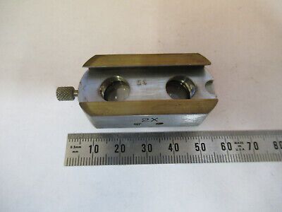 TECHNICAL INSTR. JAPAN OBJECTIVE 2X LENS MICROSCOPE PART AS PICTURED #8Y-A-122