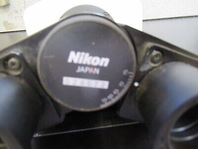 NIKON JAPAN BINOCULAR HEAD OPTICS MICROSCOPE PART AS PICTURED &5M-A-28