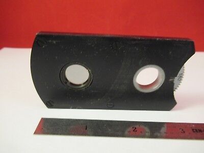 WILD HEERBRUGG SWISS POLARIZER POL MICROSCOPE PART OPTICS AS PICTURED &75-B-37