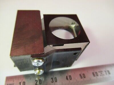 OPTICAL GLASS PRISM OLYMPUS JAPAN HEAD MICROSCOPE PART OPTICS AS PIC &13-A-49