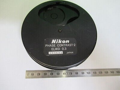 NIKON JAPAN PHASE CONTRAST-2 ELWD OPTICS MICROSCOPE PART AS PICTURED &B2-A-51