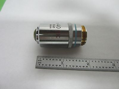 MICROSCOPE PART OBJECTIVE DIC MPLAN NIKON JAPAN 40X OPTICS AS IS BIN#N7-71-N