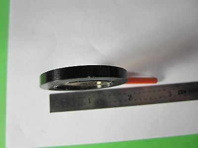 MICROSCOPE PART OPTICAL ORANGE FILTER OPTICS AS IS BIN#34-37