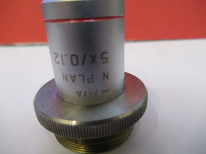 LEICA GERMANY 506087 5X INFINITY OBJECTIVE MICROSCOPE PART AS PICTURED &H6-A-28